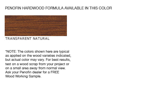 Penofin Hardwood Formula Colors