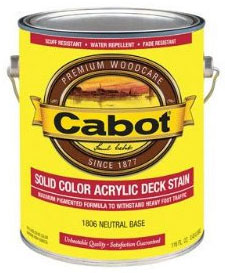 Cabot 1600 Series Solid Color Oil Decking Stain